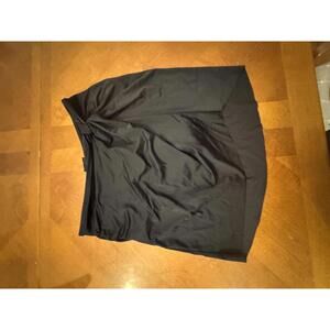 City Chic Black Draped Skort swim bottom size XL